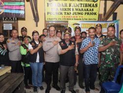 Kapolres Metro Jakarta Utara Kunjungi Posko Pokdarkamtibmas Warakas