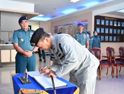 Jalin Sinergitas, Komandan Lanal Banjarmasin Terima Kunjungan Kerja Kepala Zona Bakamla Tengah