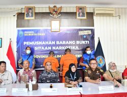 Kolaborasi TNI AL Bersama BNN Gagalkan Peredaran Sabu-Sabu di Wilayah Kalimantan Tengah