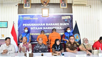 Kolaborasi TNI AL Bersama BNN Gagalkan Peredaran Sabu-Sabu di Wilayah Kalimantan Tengah