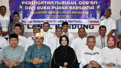 Tingkatkan Ketakwaan, Lanal Bandung Gelar Peringatan Nuzulul Qur’an dan Buka Puasa Bersama