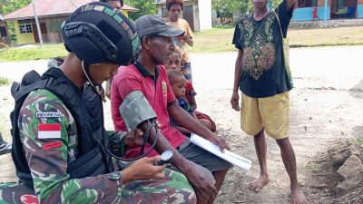 Satgas Yonif 310/KK Patroli Kesehatan Warga, Ini Tujuannya!