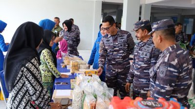 Lanal Dumai Gelar Bazar Murah TNI Menyambut Hari Raya Idul Fitri 1445 H