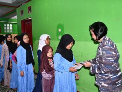 Komandan Lanal Bandung Sambangi Panti Asuhan Nurul Ilmi Derwati