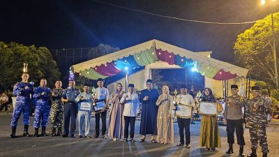 Danlanal Bintan Bersama Jajaran FKPD Bintan Lepas Pawai Takbir Idul Fitri 1445 H/2024 M