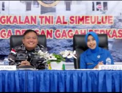 JELANG SERTIJAB DANLANAL SIMEULUE LAKSANAKAN EXIT BRIEFING