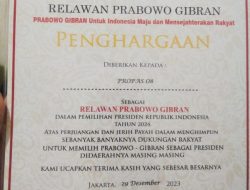 Relawan PROPAS PRO PRABOWO SUBIANTO Bersyukur Kepada TUHAN YANG MAHA ESA “Selamat Prabowo Presiden ke 8 Republik Indonesia”
