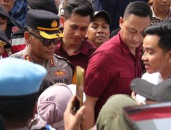 Kapolres Metro Jakut Pimpin Pengamanan Kunjungan Gibran di Rusun Waduk Pluit