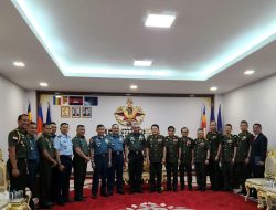 Kunjungan Sesko TNI Ke RCAFH, Kamboja Mempererat Hubungan Bilateral Kedua Negara Khususnya Bidang Pertahanan