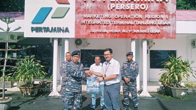 Danlanal Bintan Kunjungan Ke PT. Pertamina Energi Terminal Tanjung Uban
