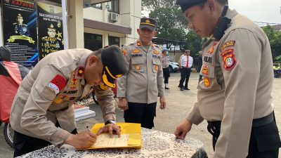 Komitmen Bersama Polsek Koja Polres Metro Jakarta Utara dalam Menolak Narkoba