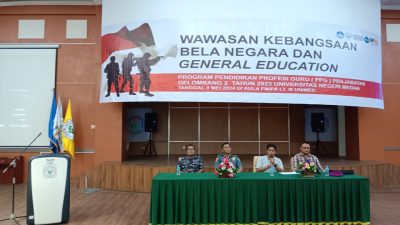 Aspotmar Danlantamal I Jadi Narasumber Kepada Peserta Program Pendidikan Profesi Guru (PPG)