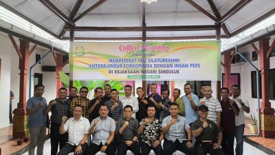 Coffee Morning Silaturahmi Antar Unsur Forkopimda Kabupaten Simeulue