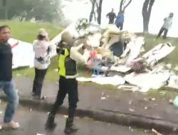 Kecelakaan Pesawat Jenis Capung Jatuh Tewaskan Awaknya