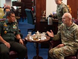 Perkuat Kemitraan Strategis, Kasad Temui Kasad Amerika Serikat