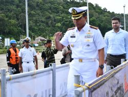 Perkuat Kerjasama Bilateral Indonesia dan India, Lanal Sabang Terima Kedatangan Kapal Perang Angkatan Laut India di Pulau Weh Sabang
