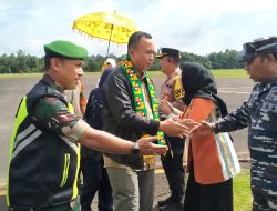 Penyambutan Kedatangan Danrem 012/TU Kolonel Inf Deni Gunawan di Simeulue