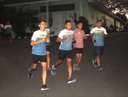 Raih Fisik Prima, Prajurit Menarmed 2 Kostrad Genjot Lari 5 K