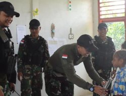 Paket Pendidikan Dari Satgas Yonif 623 Untuk Pelajar Papua
