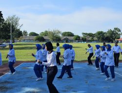 Cabang 5 Korcab IV Daerah Jalasenastri Armada I Laksanakan Olahraga Bersama