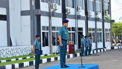 Asrena Danlantamal I Pimpin Upacara Bendera