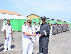 Danlantamal I Lepas Keberangkatan Kapal Perang India INS Saryu P54