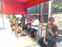 Panit Sabhara Bersama Babinsa Sambangi Tokoh Masyarakat