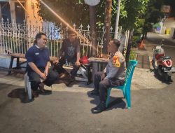 Patroli Dialogis Malam Hari Sambangi Poskamling RW 05 Kelurahan Bendungan Hilir
