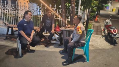 Patroli Dialogis Malam Hari Sambangi Poskamling RW 05 Kelurahan Bendungan Hilir