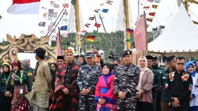 Sambut Kedatangan KRI Dewa Ruci Beserta Laskar Rempah, Danlanal Sabang Sampaikan Kota Sabang Pernah Berjaya Akan Rempah