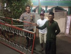 Kanit Binmas Sambangi Poskamling RW 07 Kelurahan Bendungan Hilir