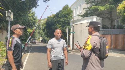 Patroli Wilayah Sore Bhabinkamtibmas  Imbauan Kamtibmas