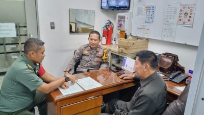 Babinsa Dan Bhabinkamtibmas Kelurahan Karet Tengsin Melaksanakan Kunjungan Gedung Keiai