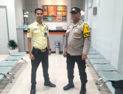 Sambang Dialogis Bhabinkamtibmas Johar Baru Imbau Petugas Security Bank