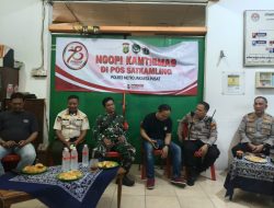 Polsek Kemayoran mengadakan kegiatan Ngopi Kamtibmas