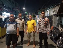 Patroli Rawan Tawuran Unit Samapta Polsek Senen Imbau warga