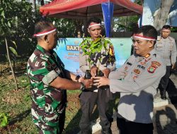 Polsek Kemayoran mengadakan Bakti Sosial dalam rangka HUT Bhayangkara ke 78 dengan Menanam Pohon di Sekitar Halaman Mapolsek