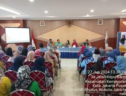 Bhabinkamtibmas Kelurahan Kemayoran Membantu Kegiatan Rembuk Stanting Semester 1 tahun 2024