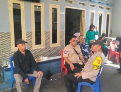 Anggota Bhabinkamtibmas Polsek Johar Baru Sambang Pos Sekretariat RW