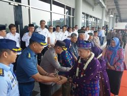 Danlantamal I Sambut Kedatangan Penjabat Gubernur Sumut Yang Baru