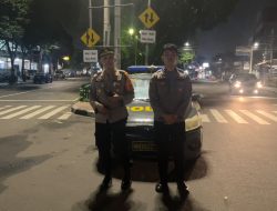 Polsek Senen Patroli Dini Hari Antisipasi Tawuran Warga Dan Harkamtibmas
