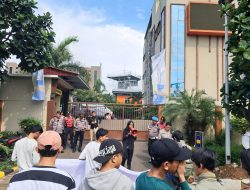 Polsek Kemayoran Mengamankan Aksi Unjuk Rasa Didepan Kantor BPN Jakarta Pusat