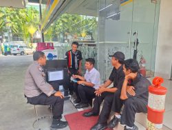 Aiptu Teguh Yuliyanto Melaksanakan Kunjungan SPBU Hang Lekir Kelurahan Gelora.