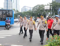 1.389 Personil Polri, Siap Amankan Unjuk Rasa di Patung Kuda, Kemenkominfo dan Kemendag.