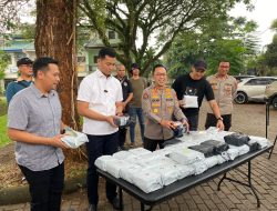 Polda Metro Jaya Gagalkan Transaksi Sabu Seberat 45 Kg, Satu Kurir Ditangkap.