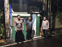 Patroli Pagi Hari Unit Patroli Polsek Johar Baru  Sambang Ke Pos Kamling.