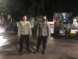 Patroli Polsek Johar Baru Antisipasi Tawuran Hingga Dini Hari.