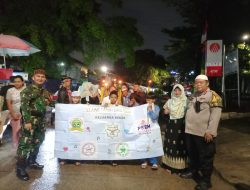 Tiga Pilar Monitoring Kegiatan Pawai Obor Memperingati Tahun Baru Islam 1 Muharram 1446 H / 2024 M Kelurahan Petamburan.