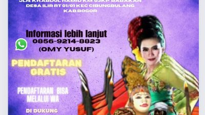 Seni Topeng Jigprak akan Difilmkan, Padepokan Seni Topeng Jigprak Buka Pendaftaran Audisi