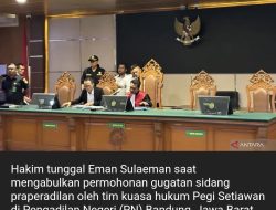 Proses Penetapan Tersangka Pegi Setiawan  Tidak Sah, PN Bandung Perintahkan Polda Jabar Menghentikan Penyidikan dan Melepaskan Pegi Setiawan
